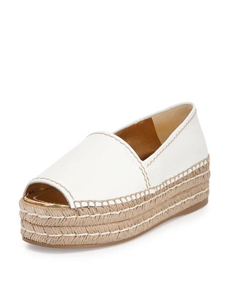 prada peep toe platform espadrille|Prada suede platform.